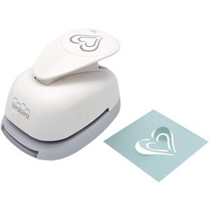 Bira Craft 1.5 inch 3D Heart Punch Heart